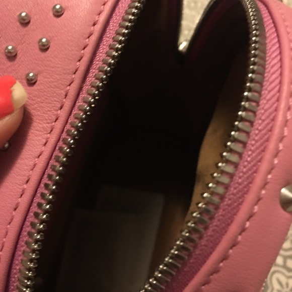 MCM München pink leather studded mini backpack - Picture 5 of 5